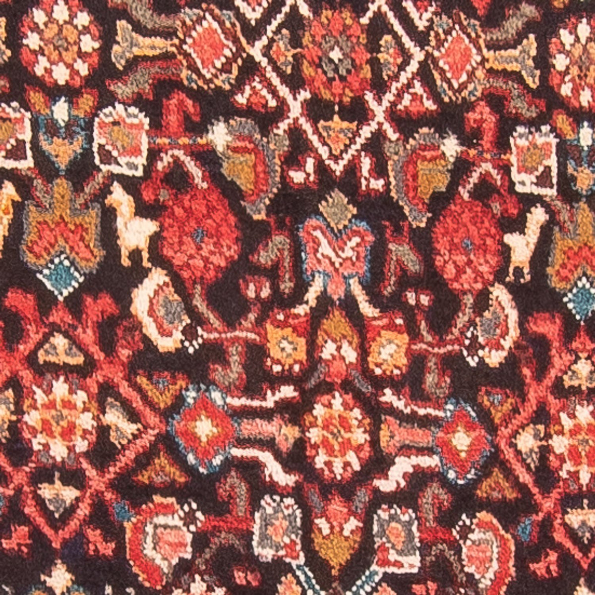 Tapis de couloir Tapis persan - Nomadic - 356 x 114 cm - bleu foncé