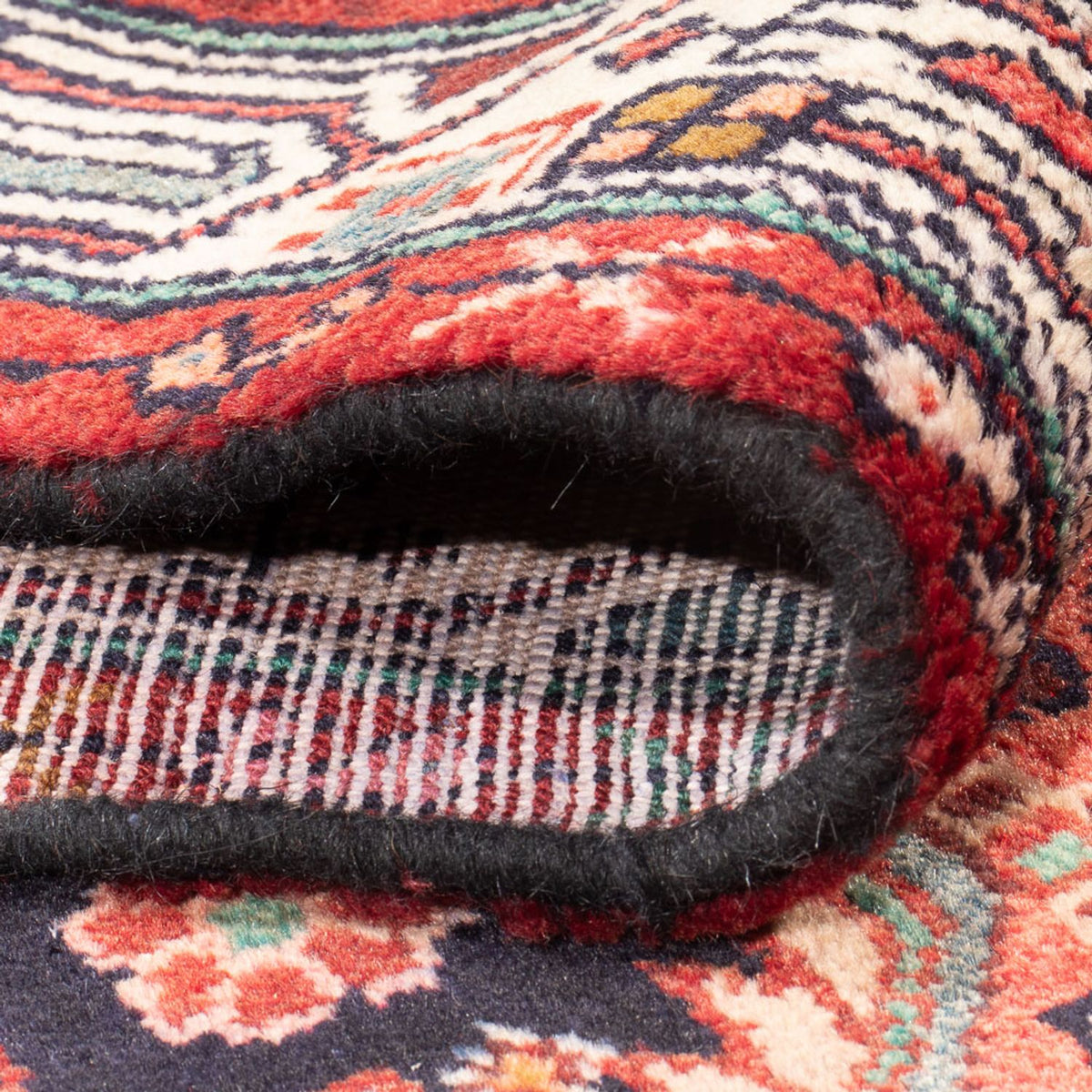 Tapis de couloir Tapis persan - Nomadic - 307 x 97 cm - bleu foncé