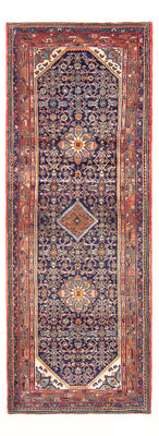 Tapis de couloir Tapis persan - Nomadic - 324 x 111 cm - bleu foncé