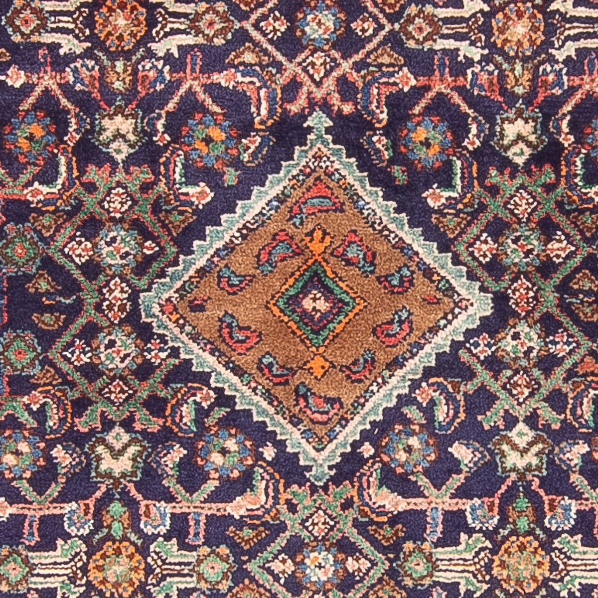 Tapis de couloir Tapis persan - Nomadic - 324 x 111 cm - bleu foncé