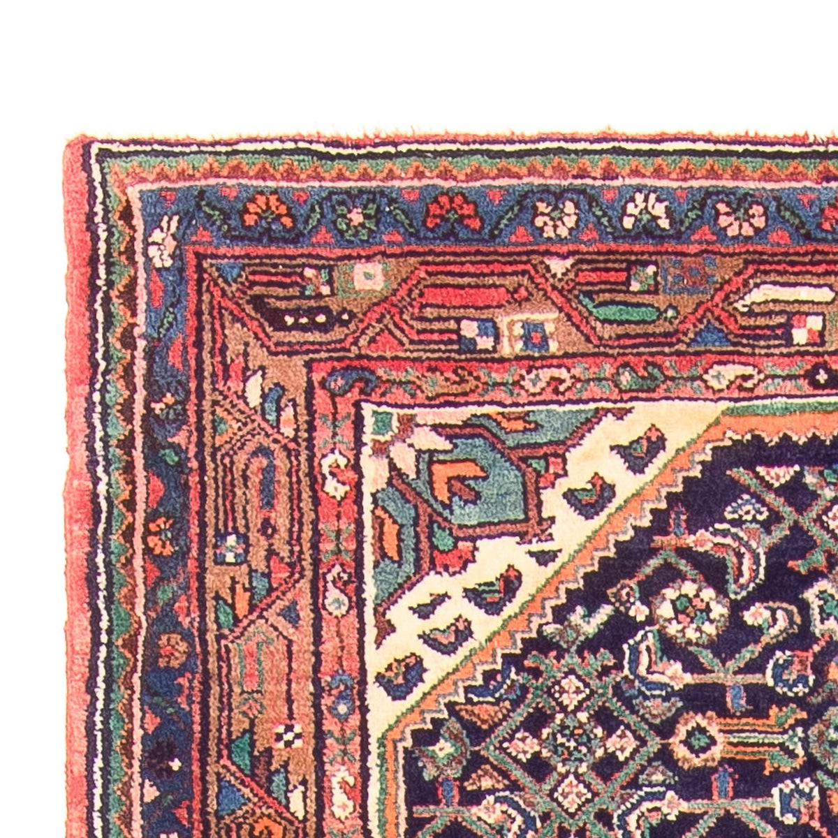 Tapis de couloir Tapis persan - Nomadic - 324 x 111 cm - bleu foncé