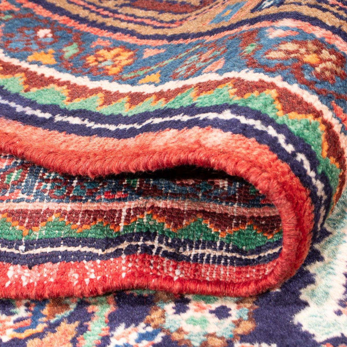 Tapis de couloir Tapis persan - Nomadic - 324 x 111 cm - bleu foncé