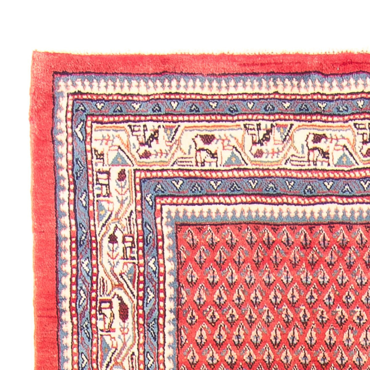 Tapis de couloir Tapis persan - Mir - 295 x 117 cm - rouge