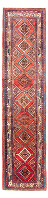 Tapis de couloir Tapis persan - Nomadic - 355 x 101 cm - rouge