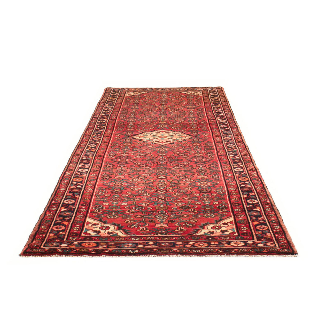 Tapis de couloir Tapis persan - Nomadic - 306 x 115 cm - rouge