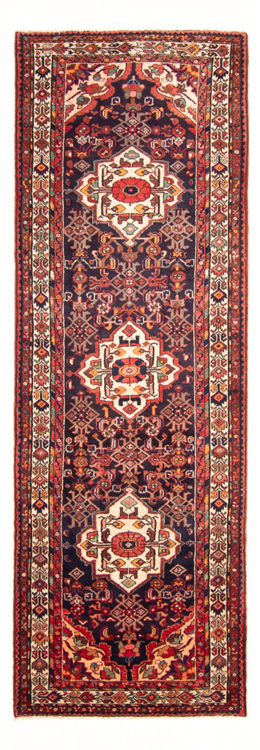 Tapis de couloir Tapis persan - Nomadic - 313 x 108 cm - bleu foncé