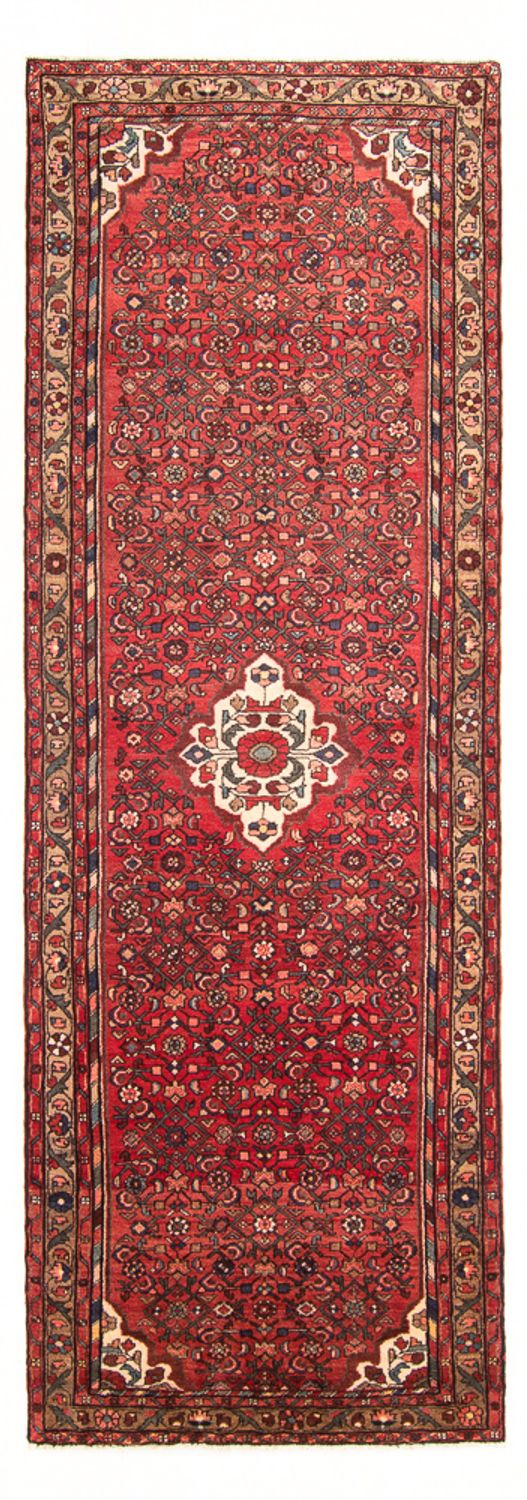 Tapis de couloir Tapis persan - Nomadic - 326 x 112 cm - rouge