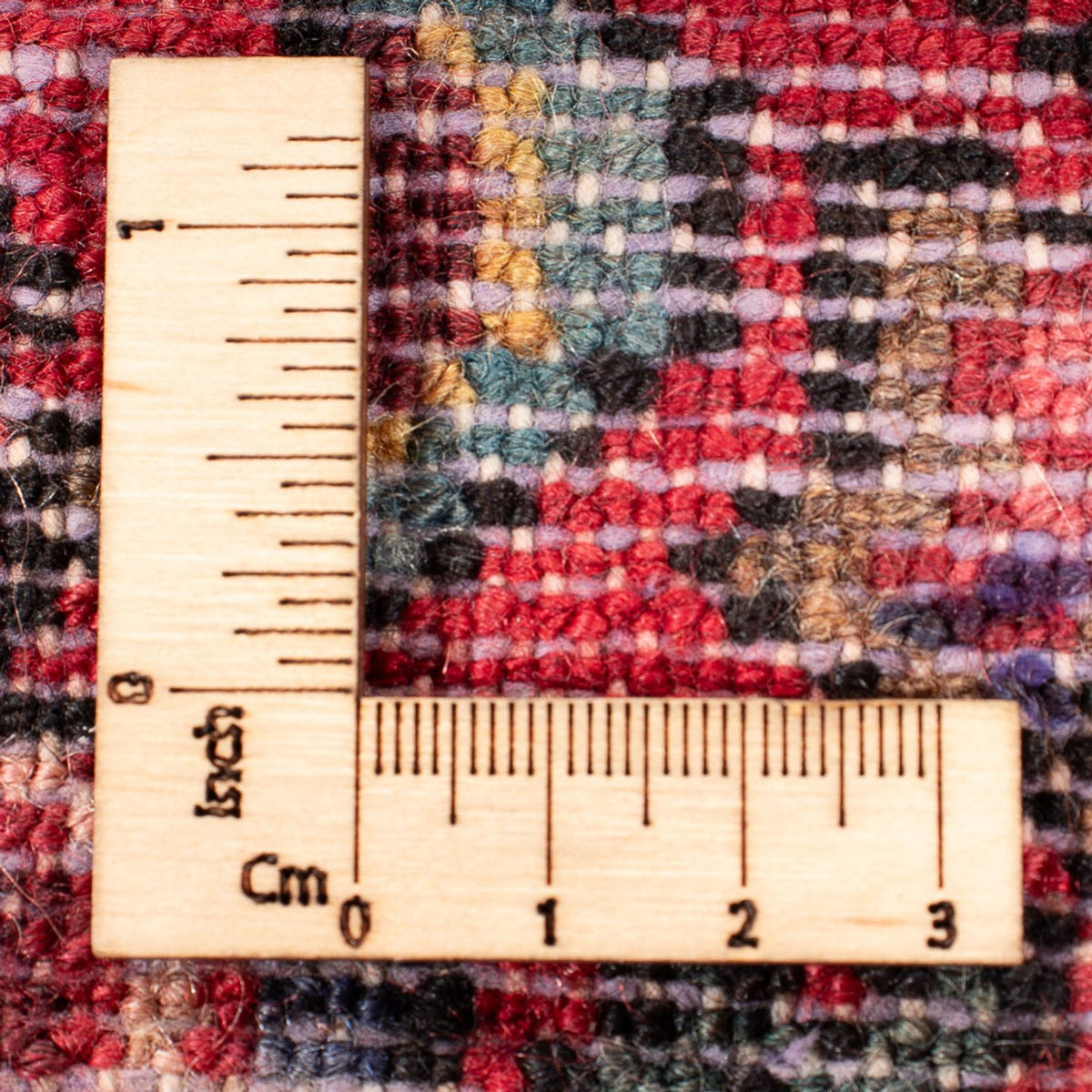 Tapis de couloir Tapis persan - Nomadic - 326 x 112 cm - rouge