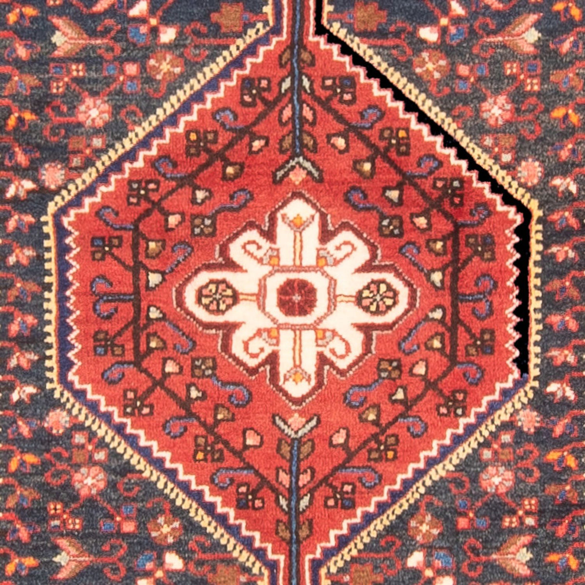 Tapis de couloir Tapis persan - Nomadic - 324 x 115 cm - bleu foncé