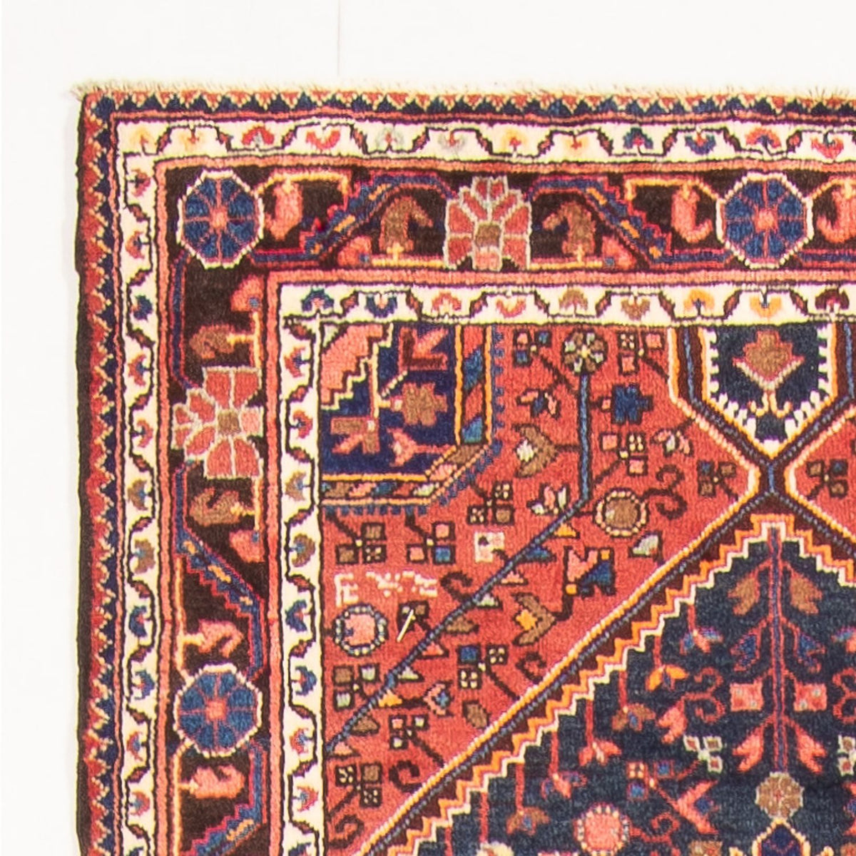 Tapis de couloir Tapis persan - Nomadic - 324 x 115 cm - bleu foncé