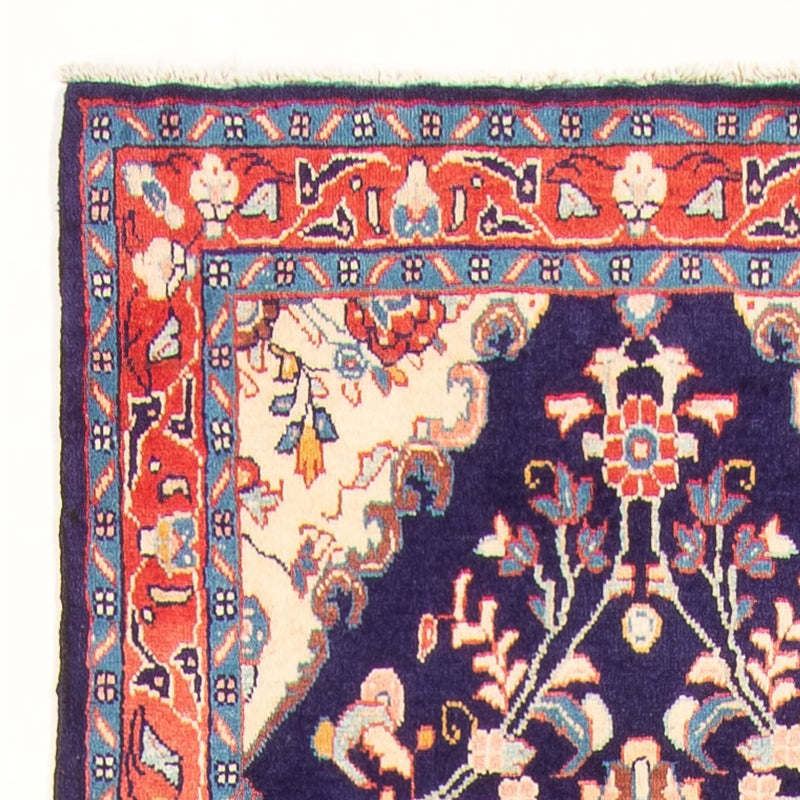 Tapis de couloir Tapis persan - Classique - 323 x 108 cm - bleu foncé