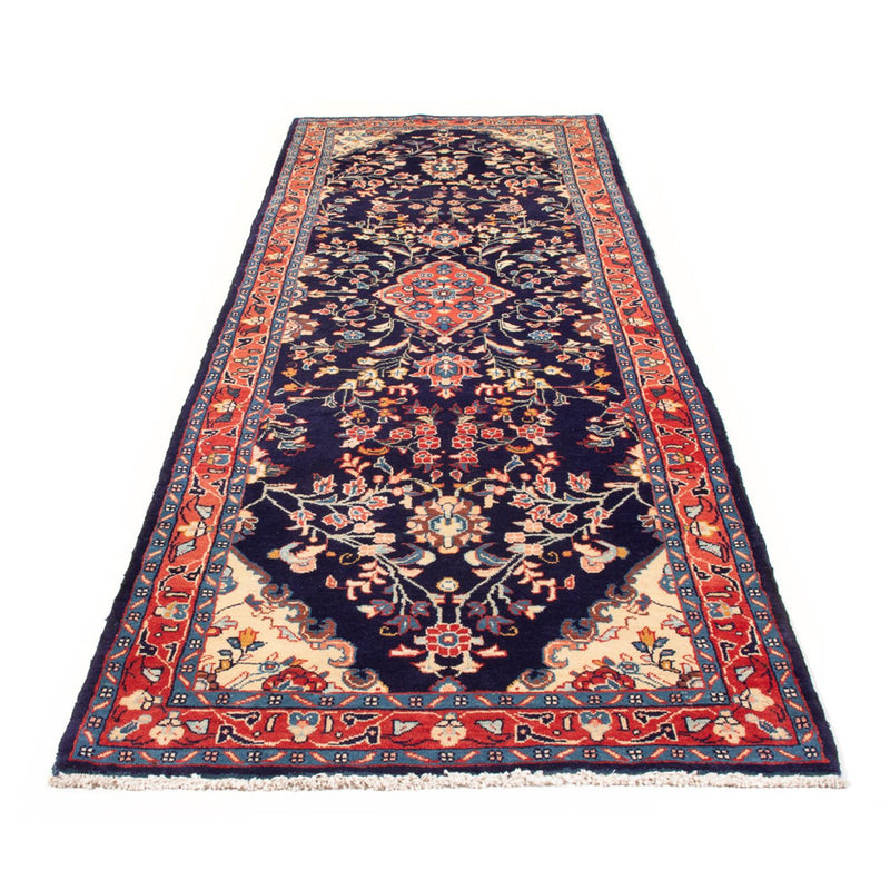 Tapis de couloir Tapis persan - Classique - 323 x 108 cm - bleu foncé