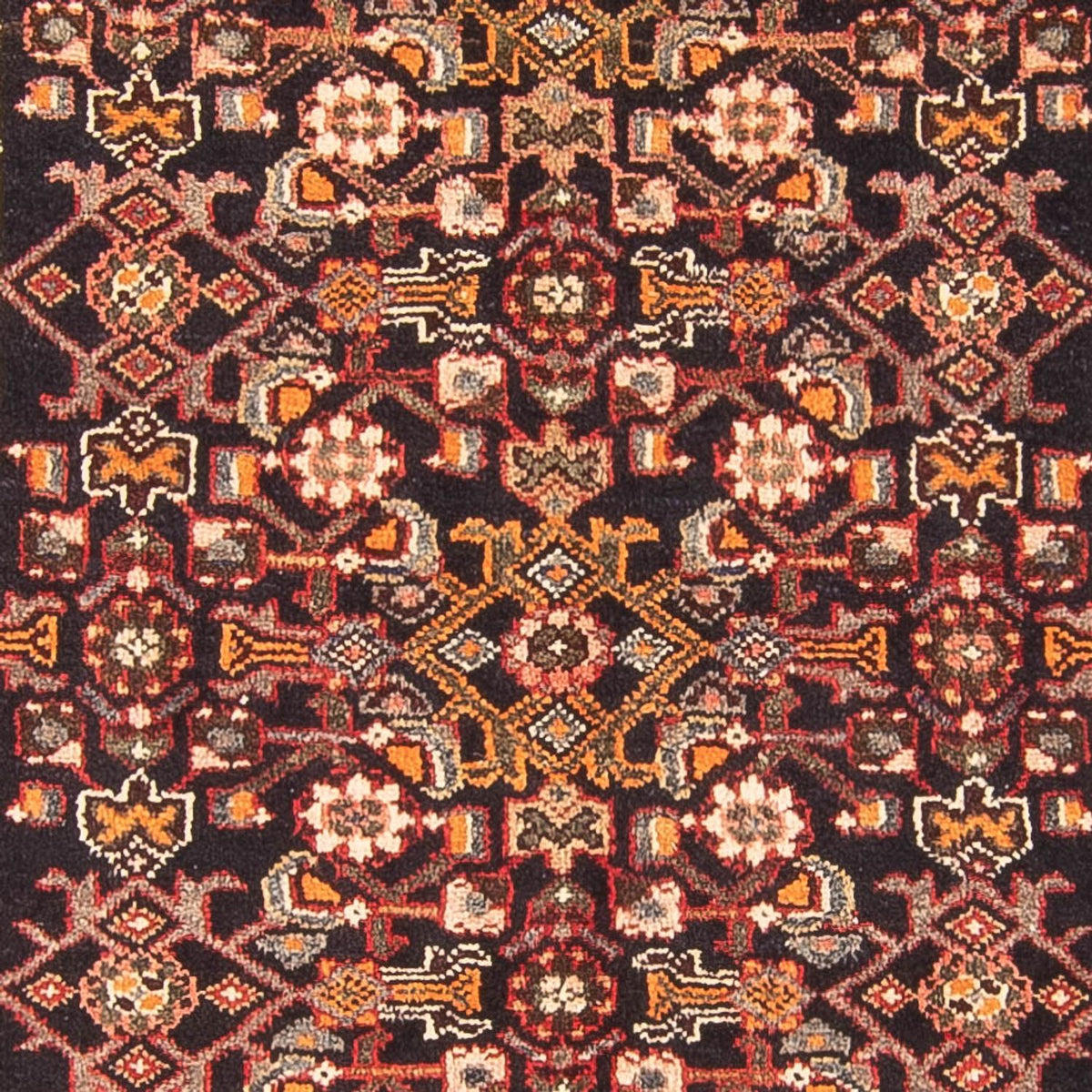 Tapis de couloir Tapis persan - Nomadic - 307 x 113 cm - bleu foncé