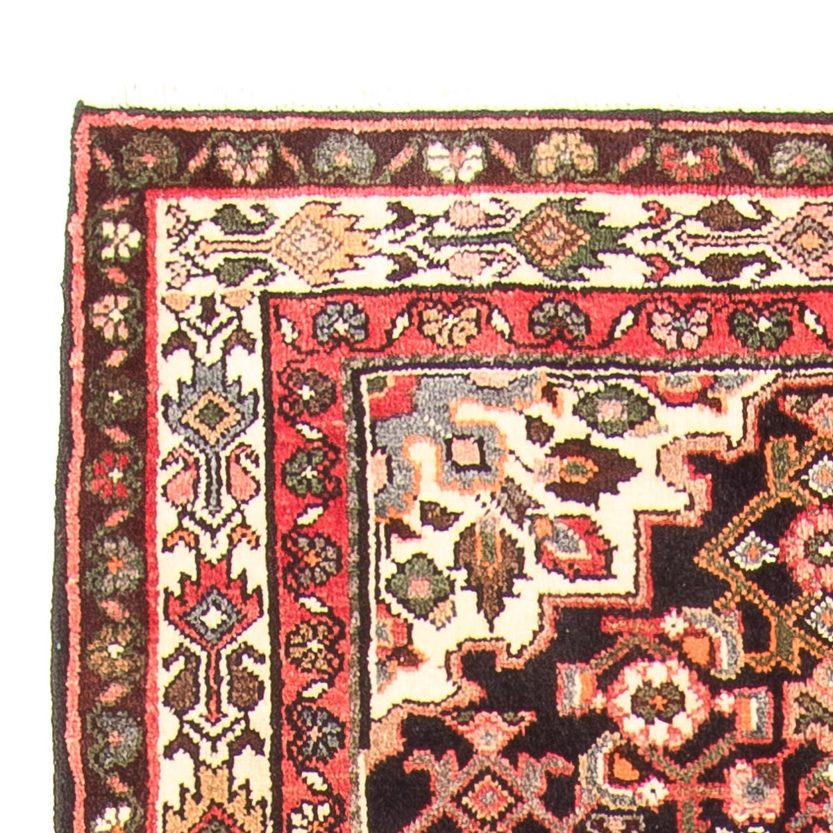 Tapis de couloir Tapis persan - Nomadic - 307 x 113 cm - bleu foncé