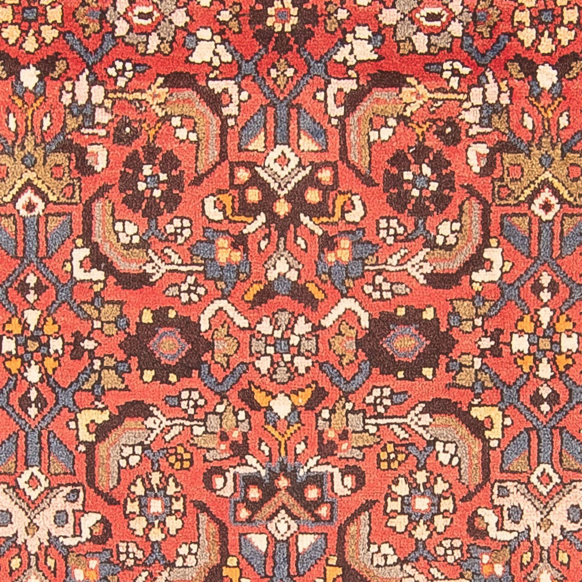 Tapis de couloir Tapis persan - Nomadic - 322 x 115 cm - rouge