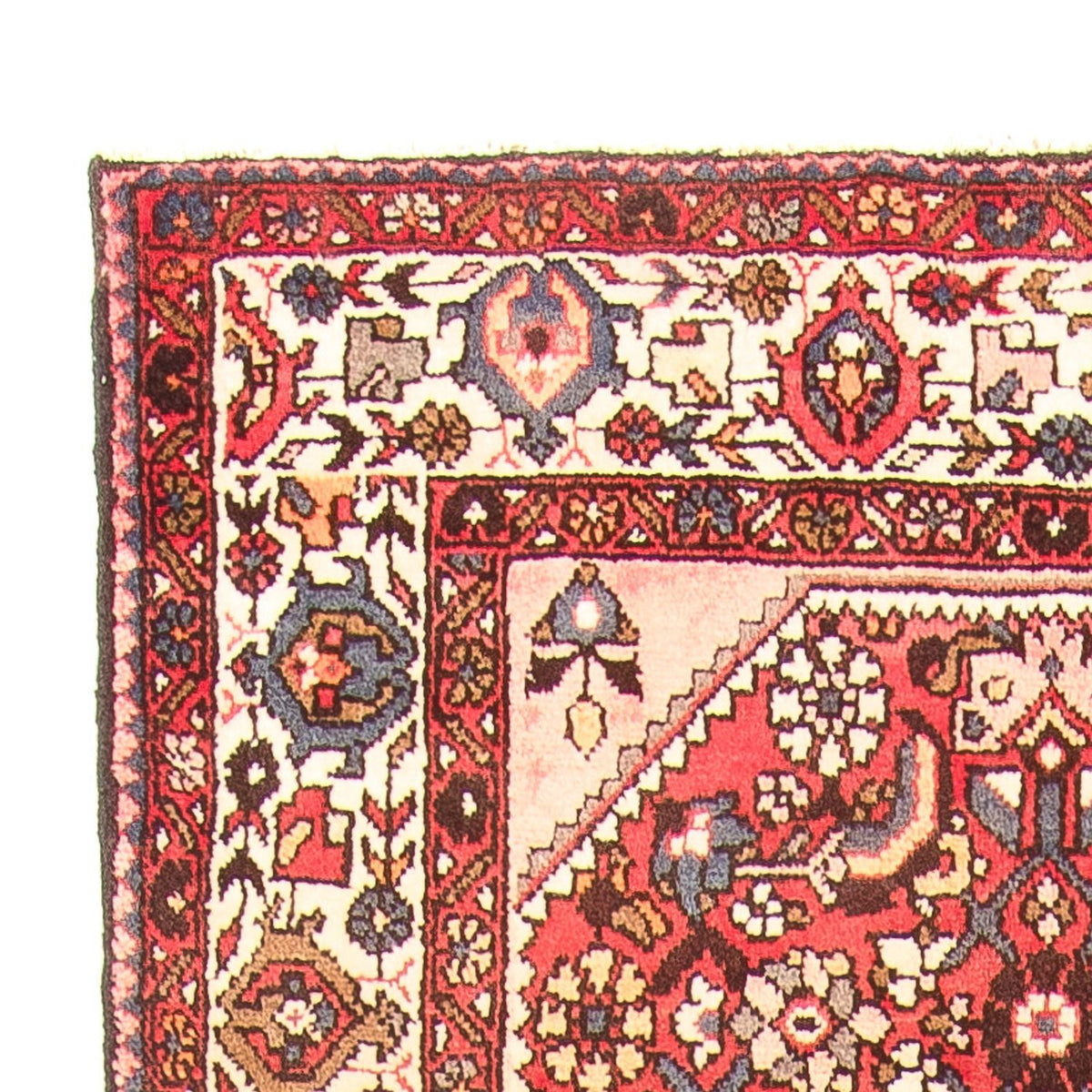 Tapis de couloir Tapis persan - Nomadic - 322 x 115 cm - rouge