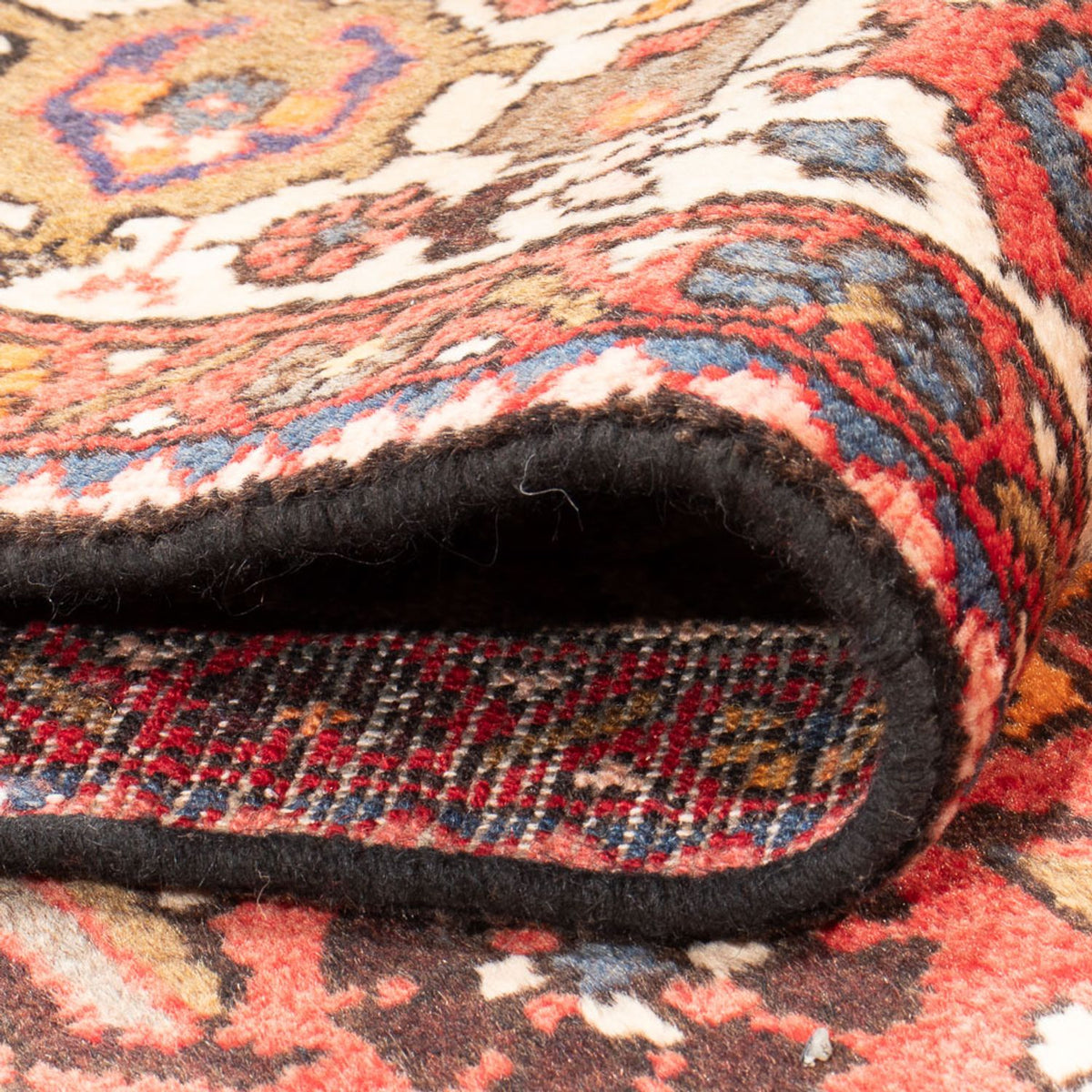 Tapis de couloir Tapis persan - Nomadic - 322 x 115 cm - rouge