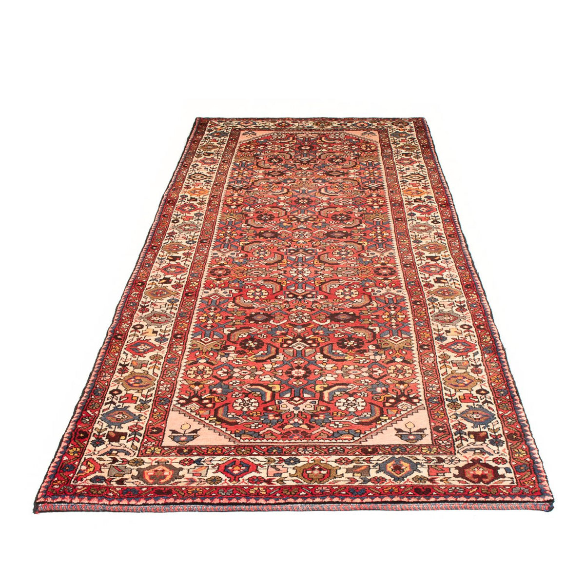 Tapis de couloir Tapis persan - Nomadic - 322 x 115 cm - rouge