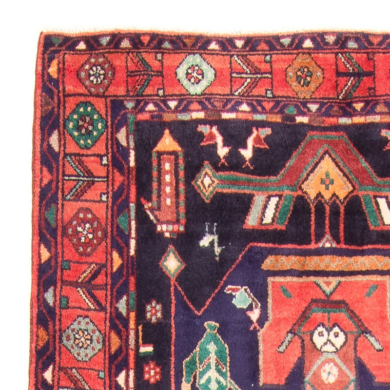 Tapis de couloir Tapis persan - Nomadic - 324 x 130 cm - bleu foncé
