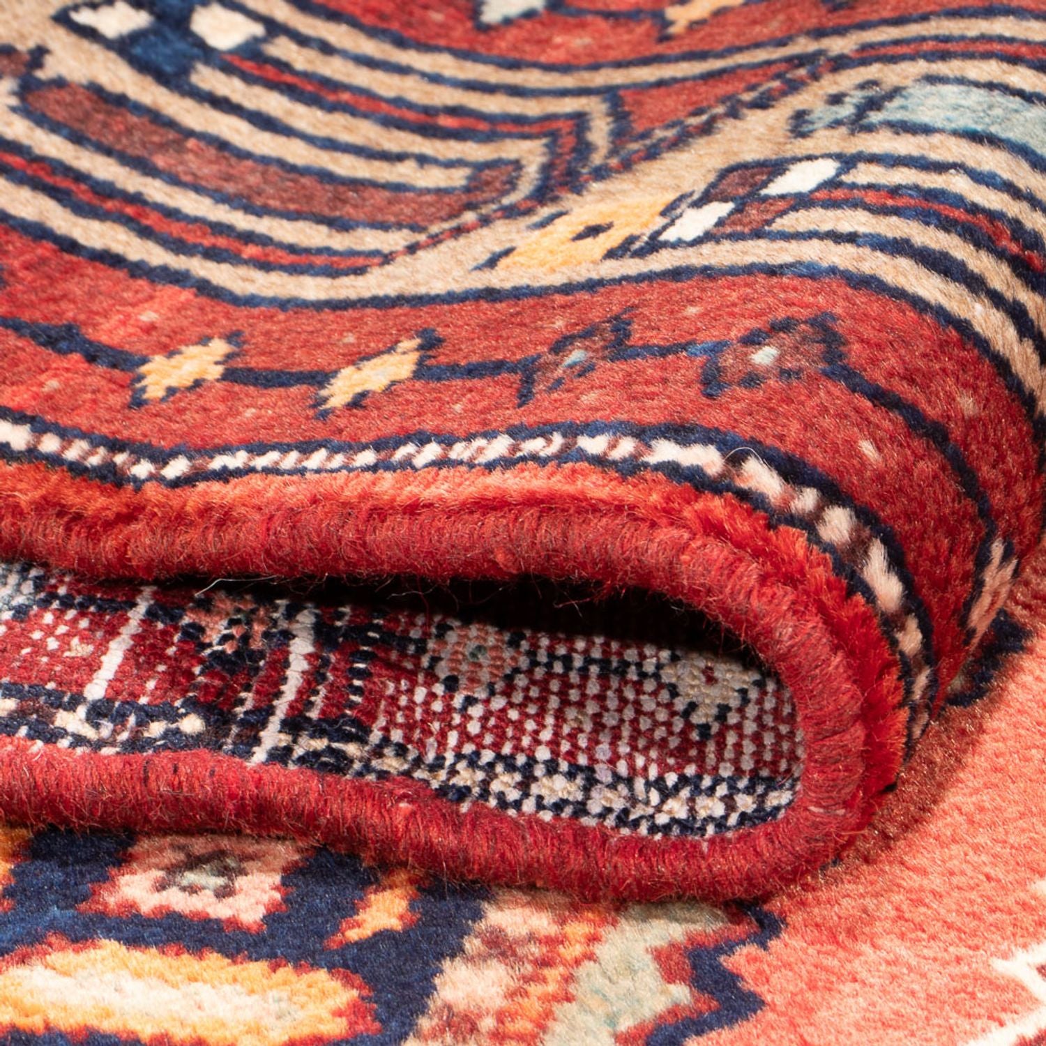 Tapis de couloir Tapis persan - Nomadic - 325 x 100 cm - rouge