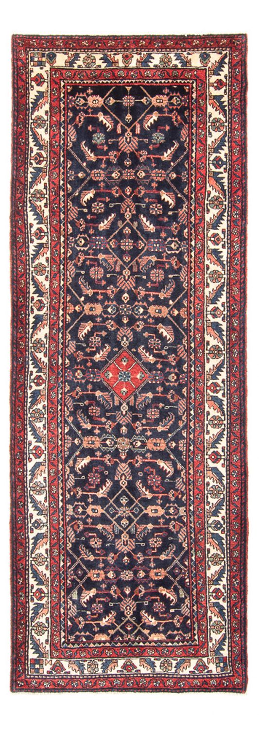 Tapis de couloir Tapis persan - Nomadic - 313 x 110 cm - bleu foncé
