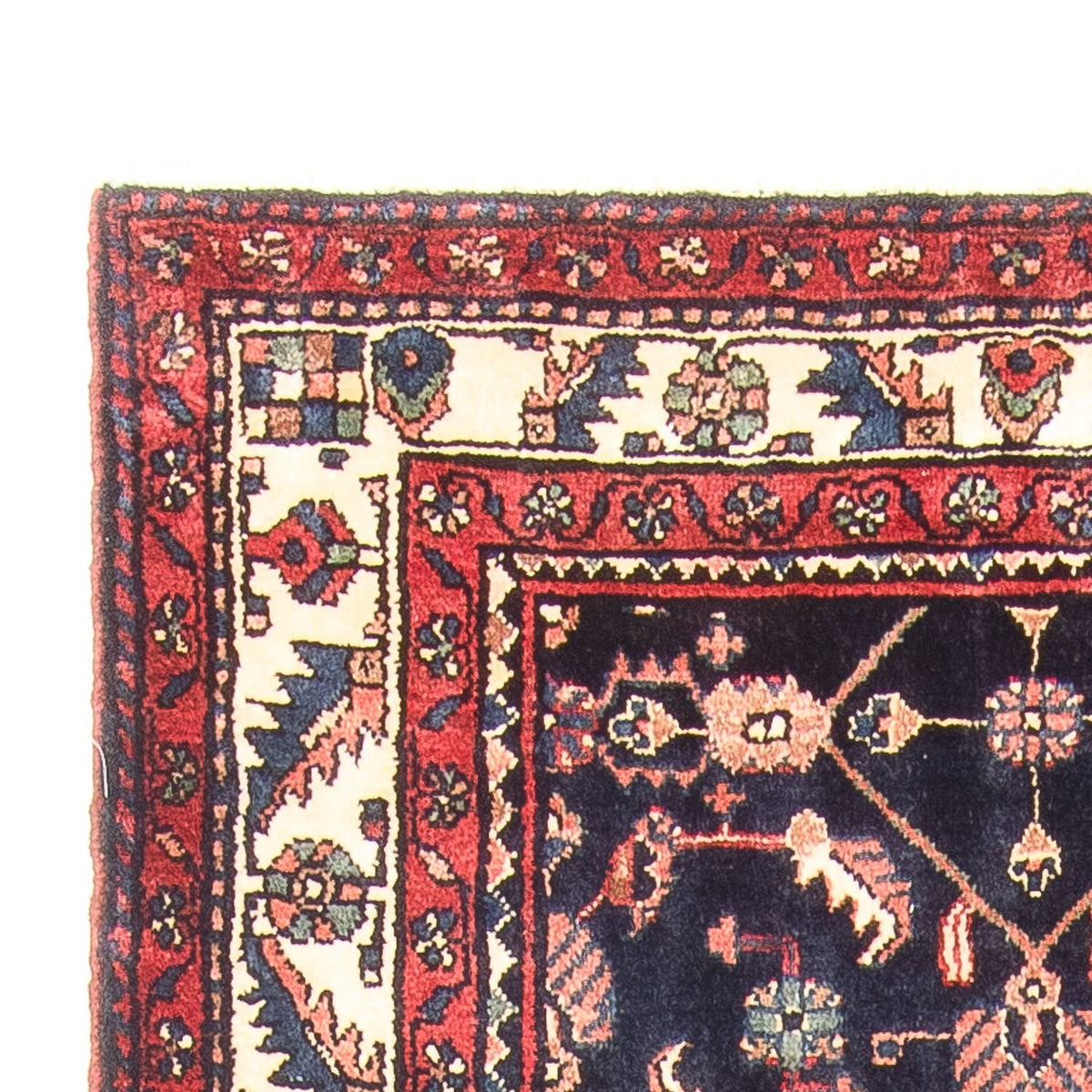 Tapis de couloir Tapis persan - Nomadic - 313 x 110 cm - bleu foncé