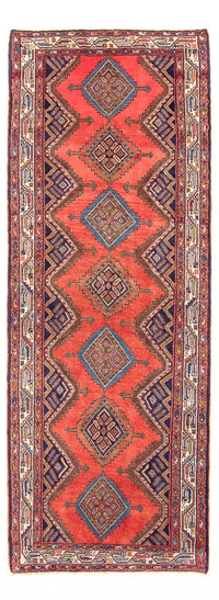 Tapis de couloir Tapis persan - Nomadic - 275 x 103 cm - rouge