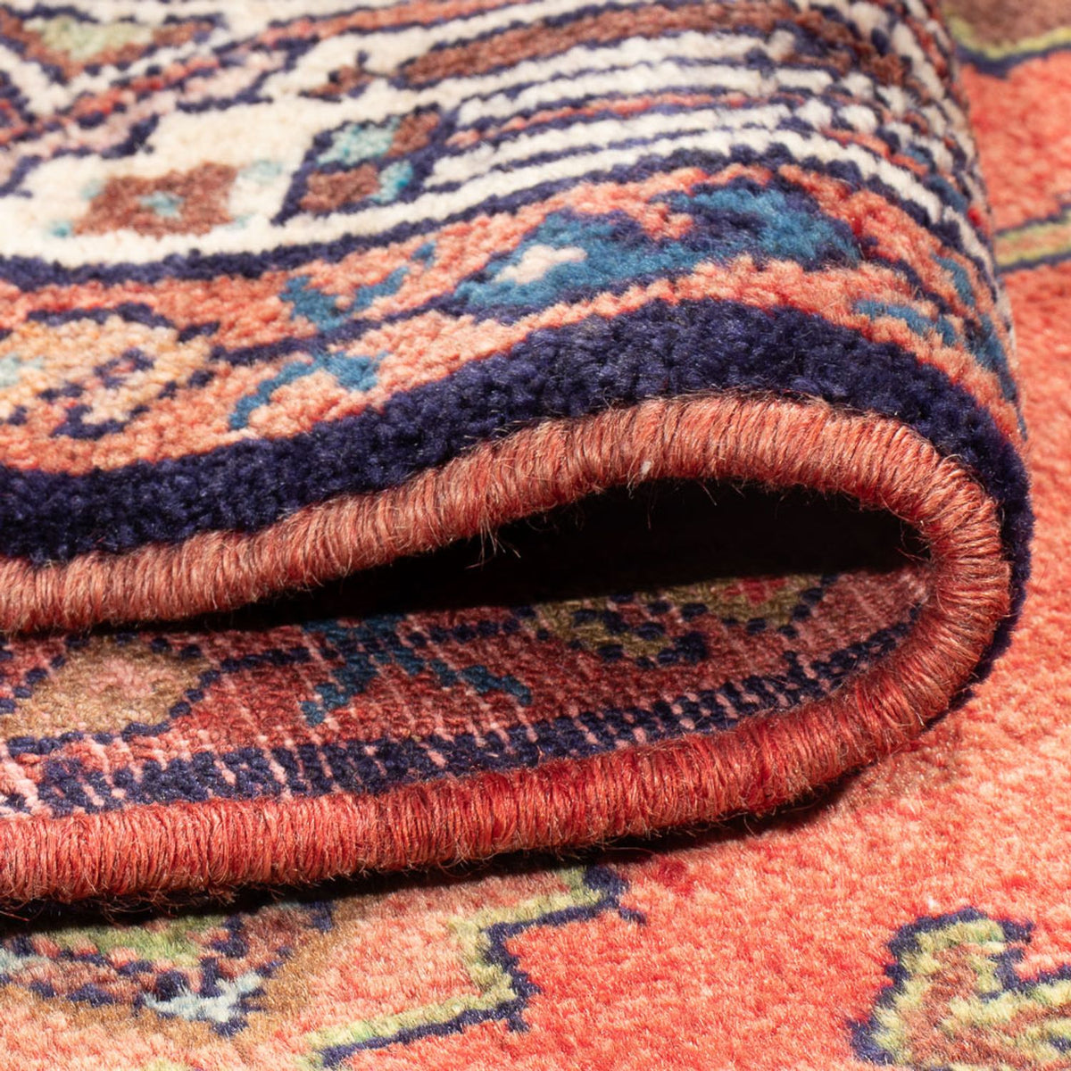 Tapis de couloir Tapis persan - Nomadic - 275 x 103 cm - rouge