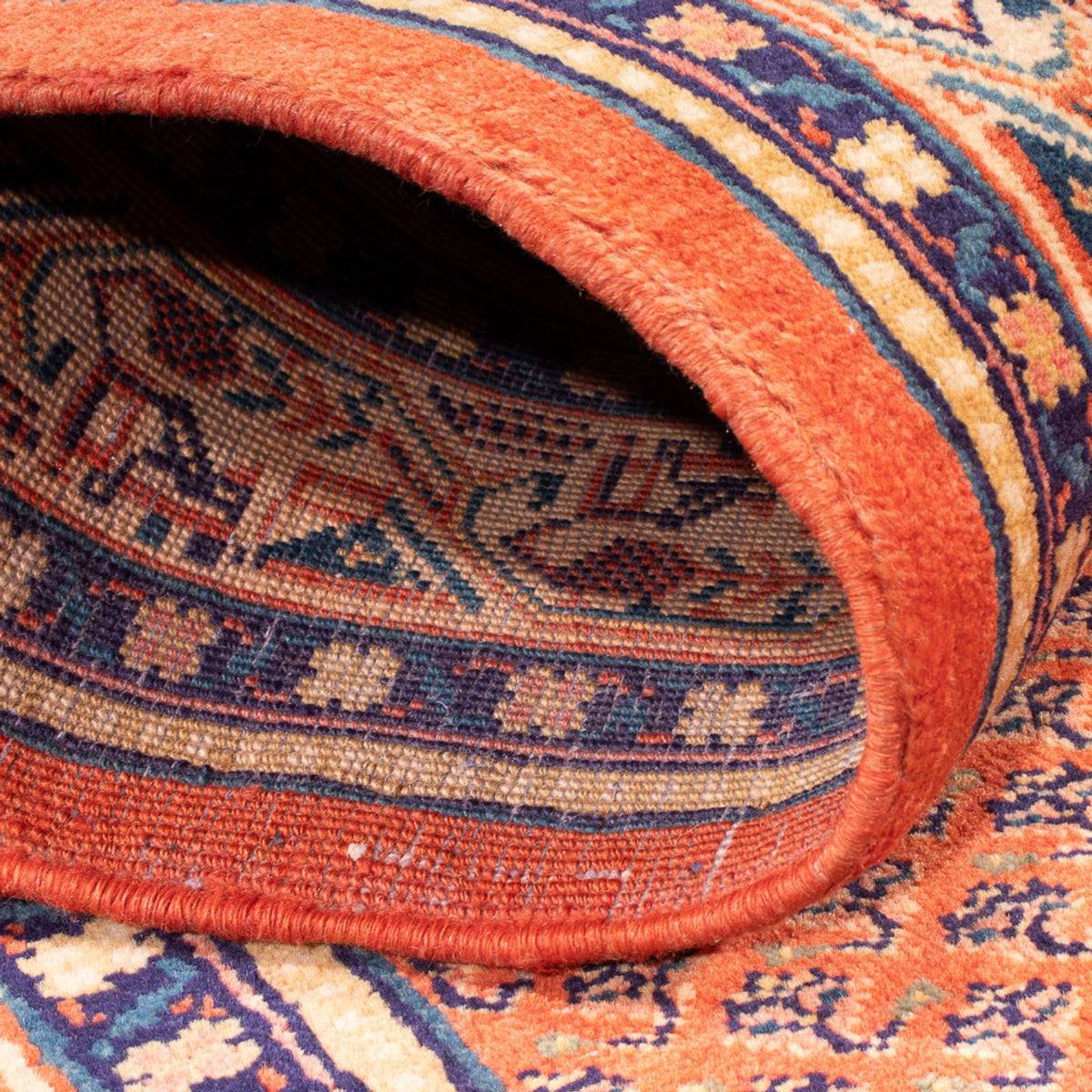 Tapis de couloir Tapis persan - Nomadic - 326 x 114 cm - rouge