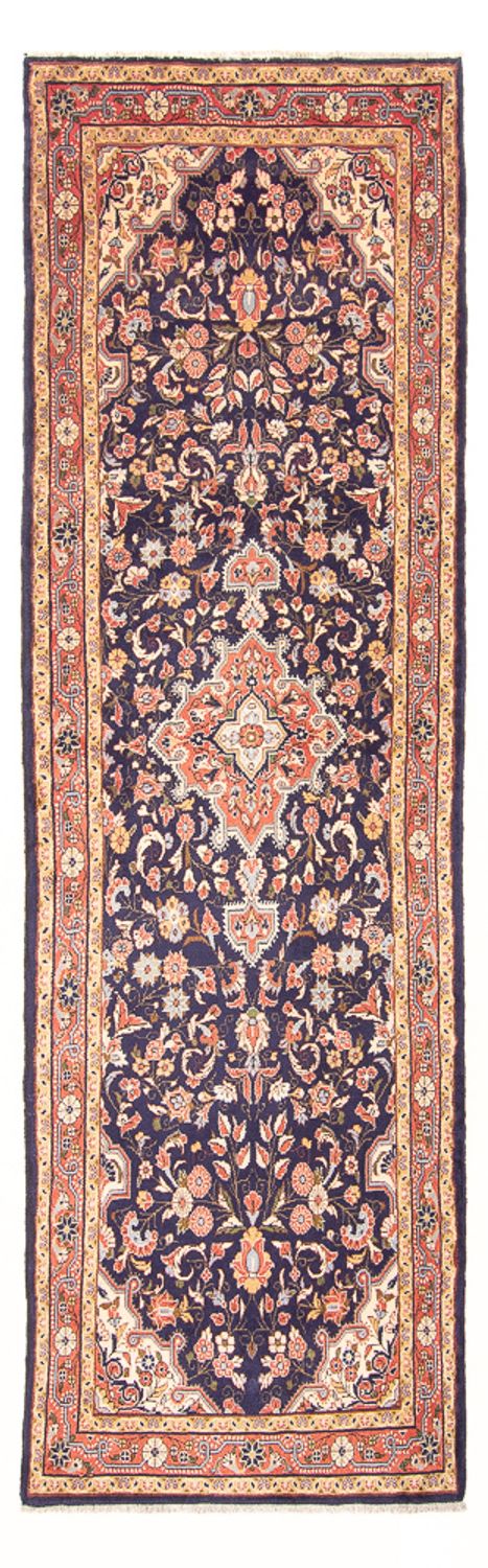 Tapis de couloir Tapis persan - Nomadic - 336 x 102 cm - bleu foncé