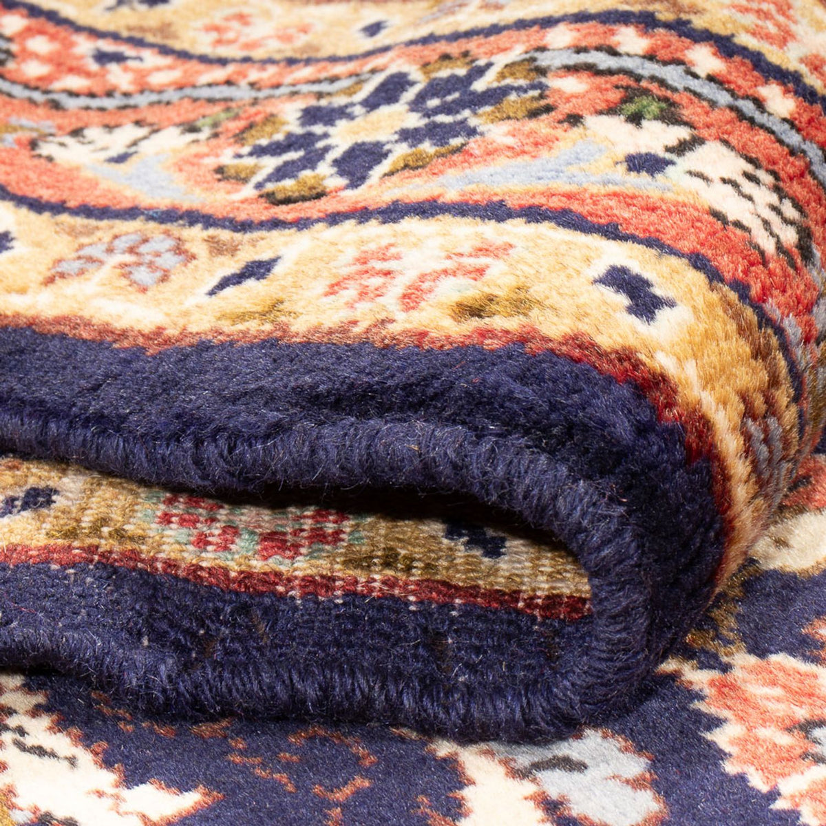 Tapis de couloir Tapis persan - Nomadic - 336 x 102 cm - bleu foncé