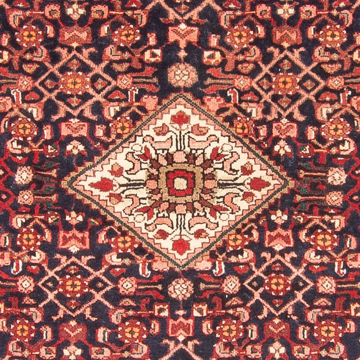 Tapis de couloir Tapis persan - Nomadic - 310 x 112 cm - bleu foncé