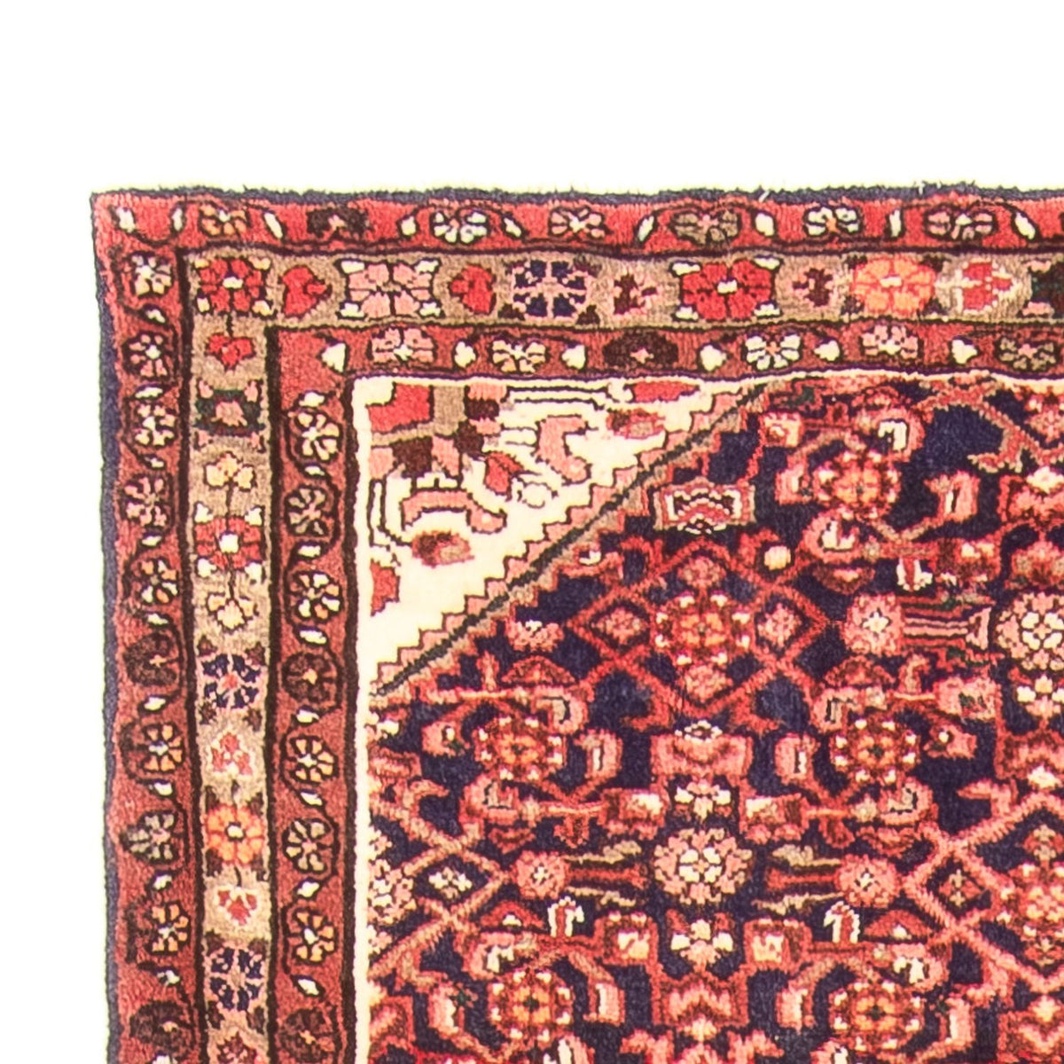 Tapis de couloir Tapis persan - Nomadic - 310 x 112 cm - bleu foncé