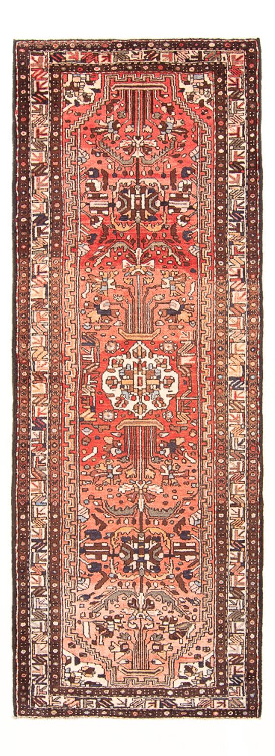 Tapis de couloir Tapis persan - Nomadic - 321 x 113 cm - rouge