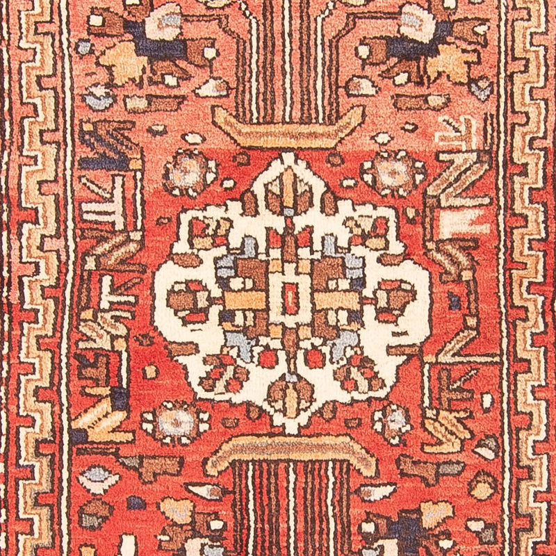 Tapis de couloir Tapis persan - Nomadic - 321 x 113 cm - rouge