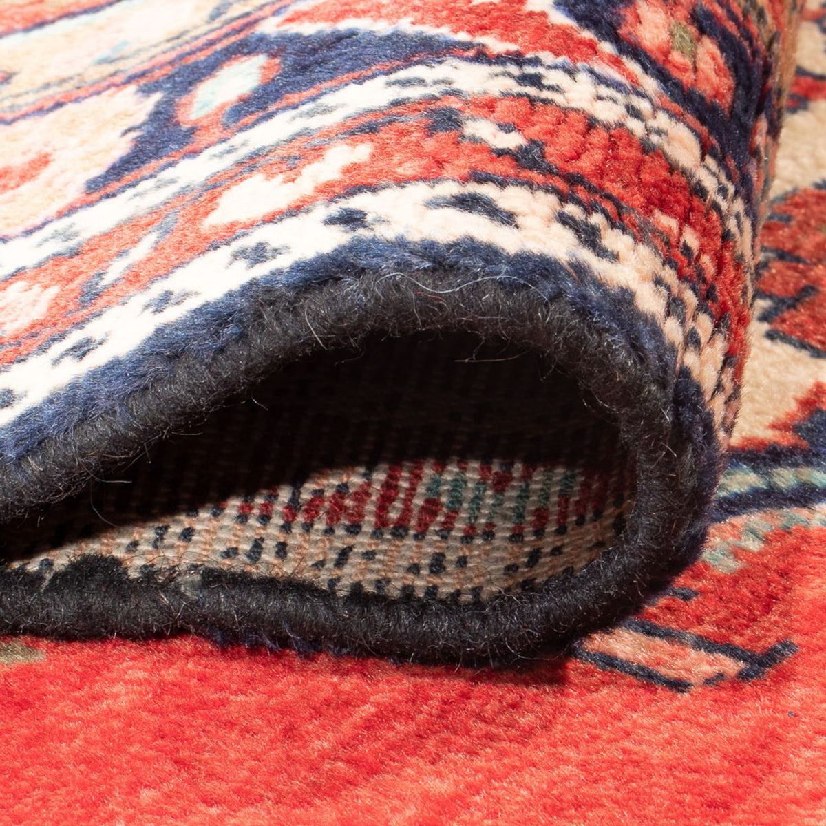 Tapis de couloir Tapis persan - Nomadic - 300 x 112 cm - rouge