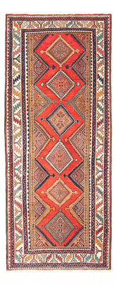 Tapis de couloir Tapis persan - Nomadic - 277 x 108 cm - rouge