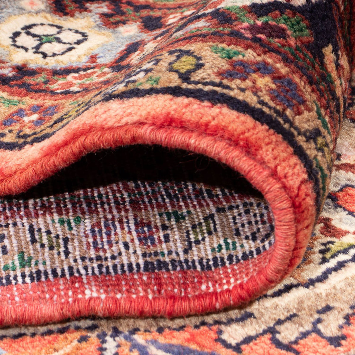 Tapis de couloir Tapis persan - Nomadic - 314 x 110 cm - rouge