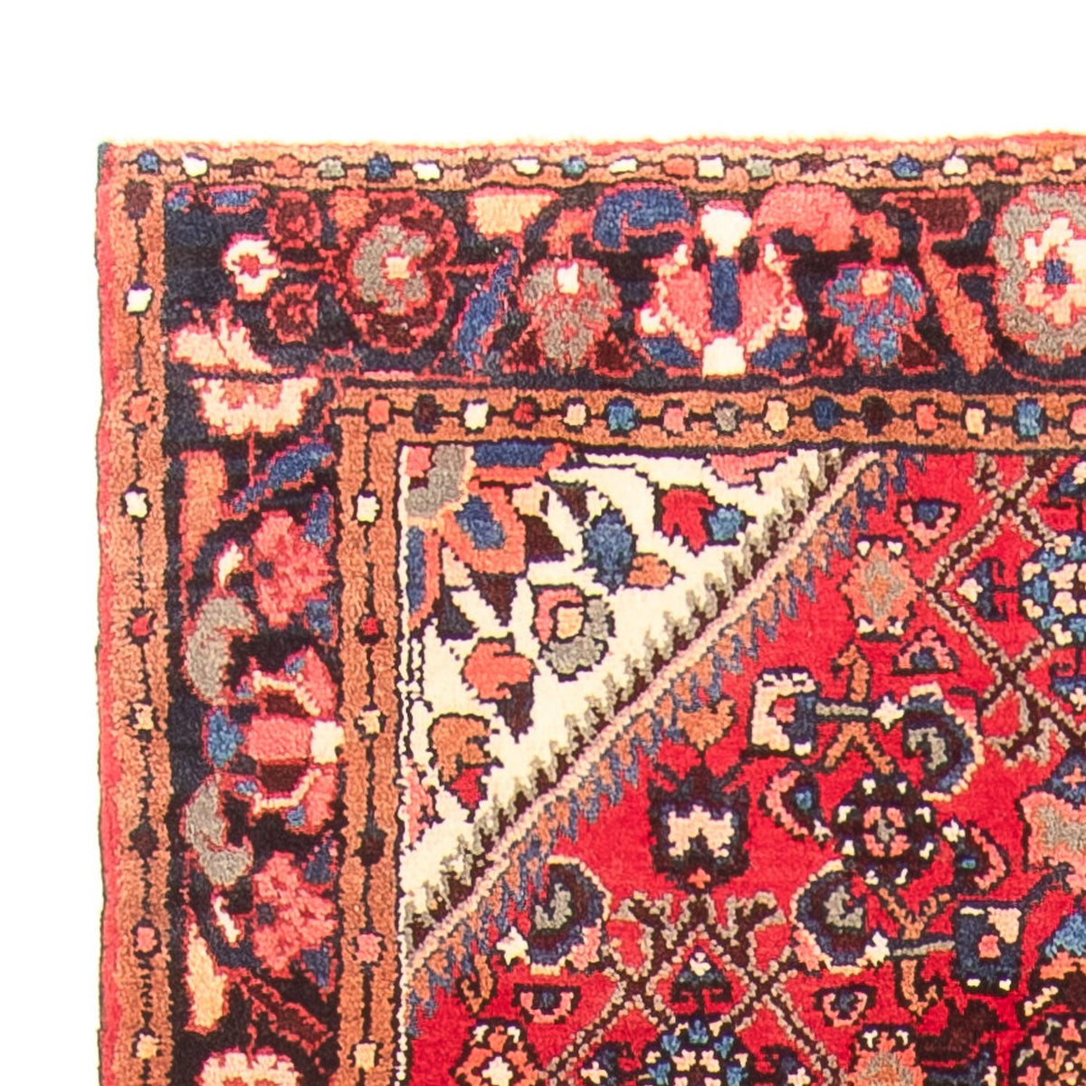 Tapis de couloir Tapis persan - Nomadic - 295 x 113 cm - rouge