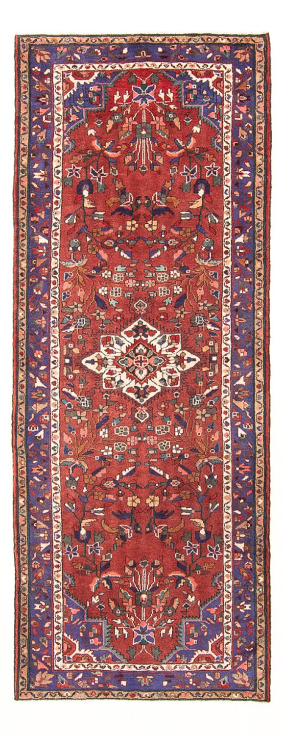Tapis de couloir Tapis persan - Nomadic - 300 x 113 cm - rouge