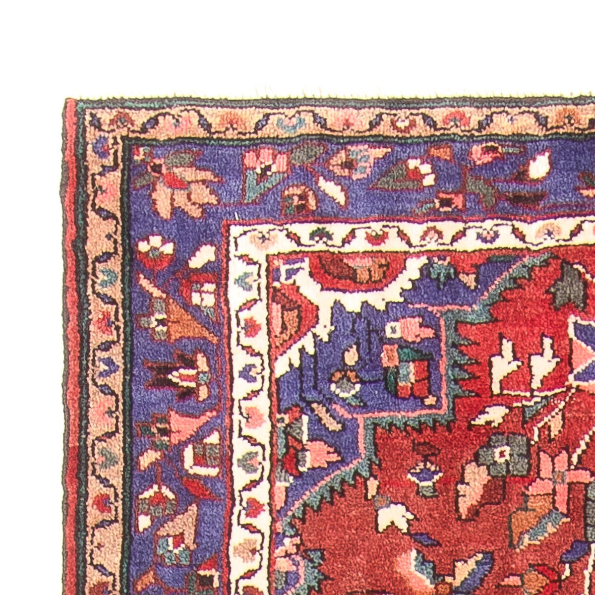 Tapis de couloir Tapis persan - Nomadic - 300 x 113 cm - rouge