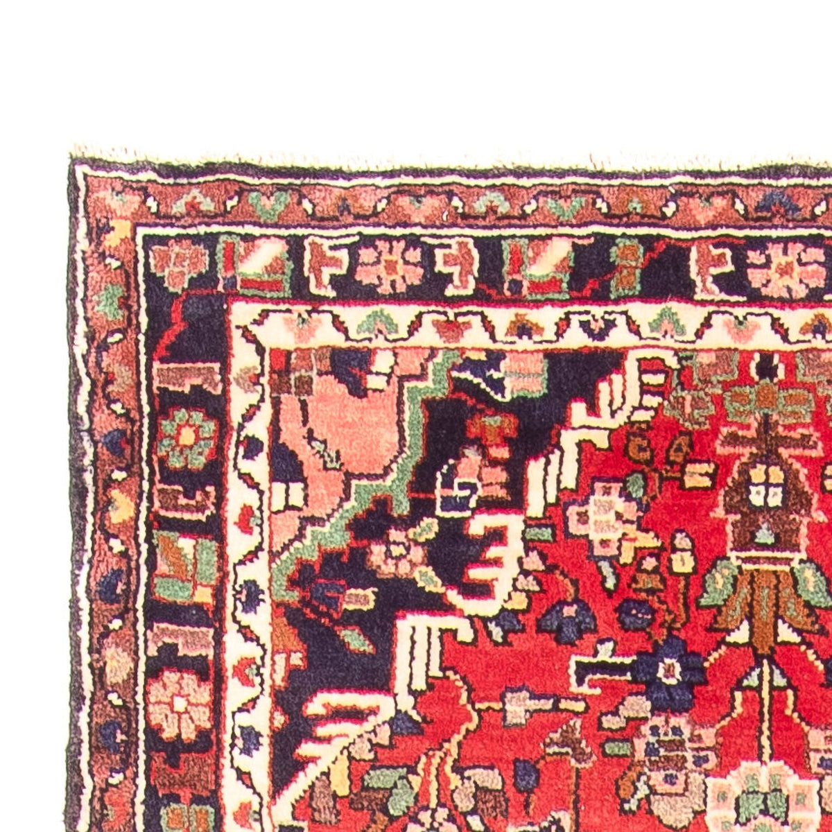 Tapis de couloir Tapis persan - Nomadic - 337 x 108 cm - rouge