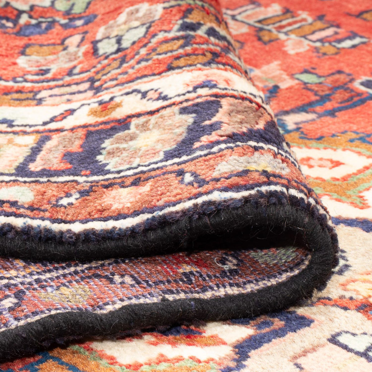 Tapis de couloir Tapis persan - Nomadic - 337 x 108 cm - rouge