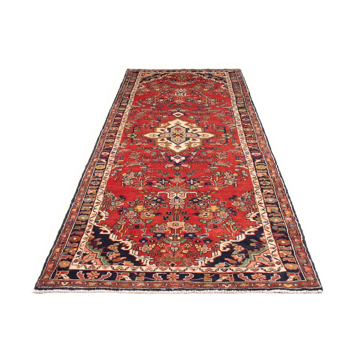 Tapis de couloir Tapis persan - Nomadic - 337 x 108 cm - rouge