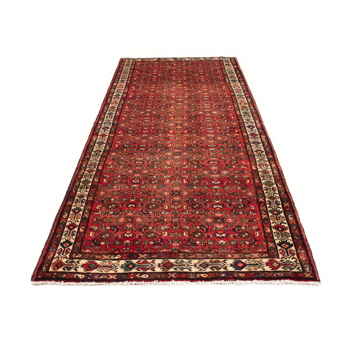 Tapis de couloir Tapis persan - Nomadic - 325 x 122 cm - rouge