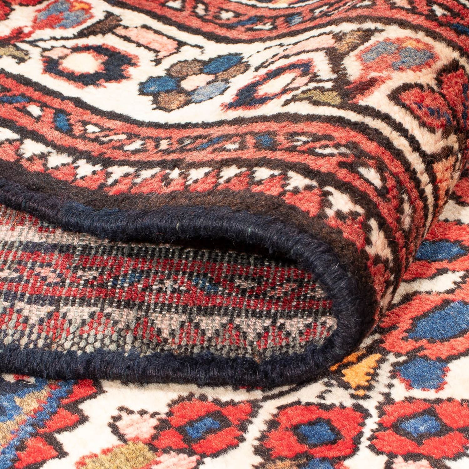 Tapis de couloir Tapis persan - Nomadic - 330 x 116 cm - bleu foncé