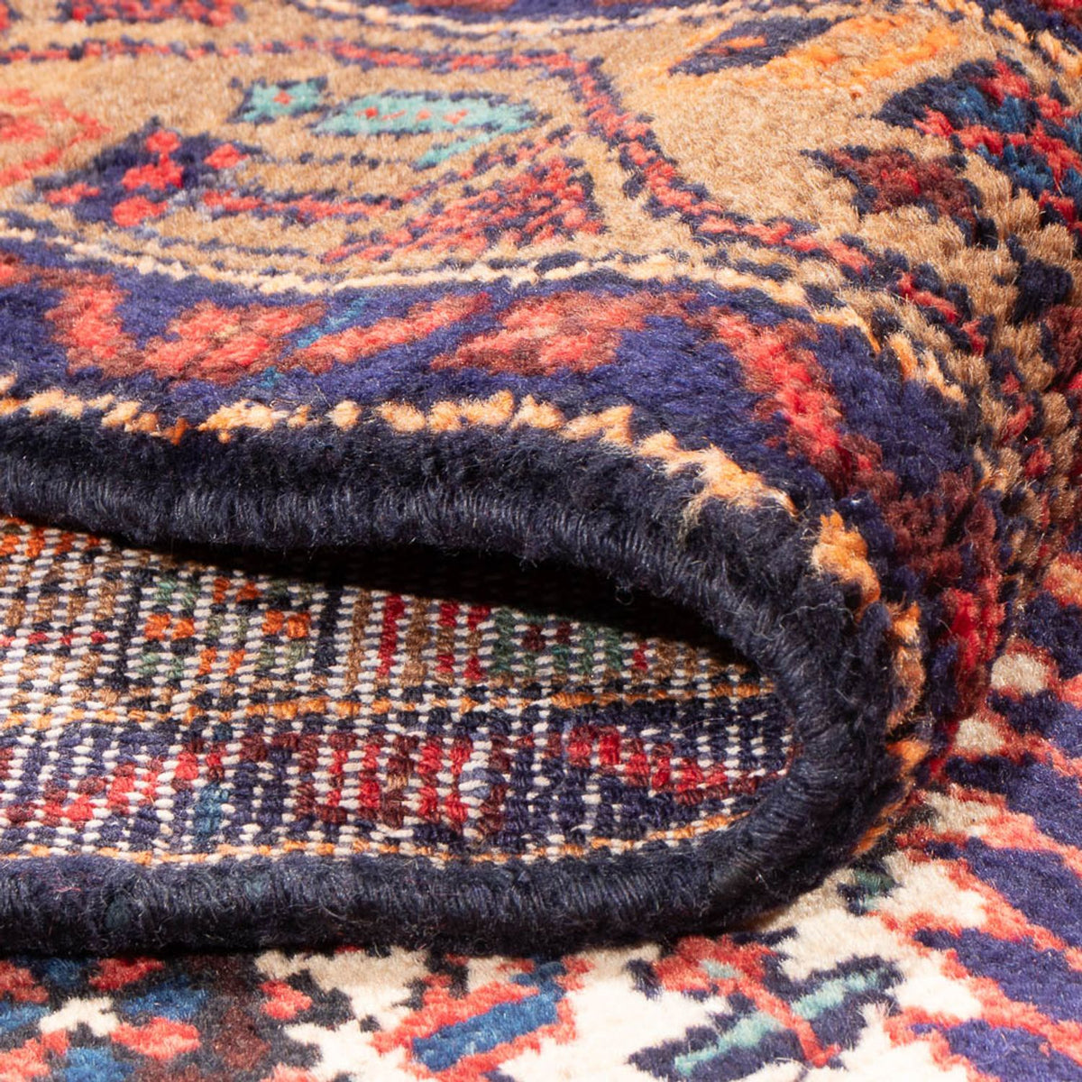 Tapis de couloir Tapis persan - Nomadic - 286 x 112 cm - crème