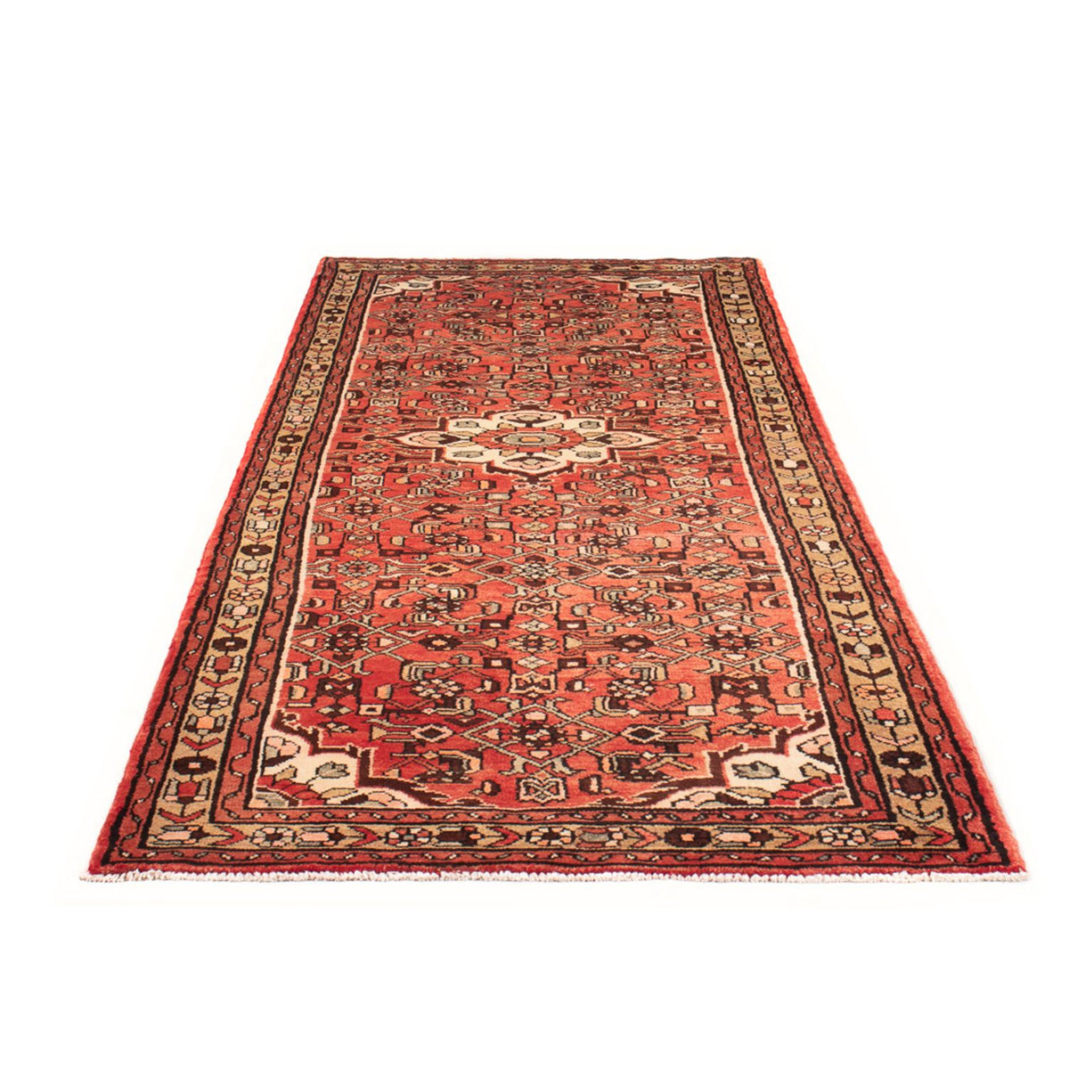 Tapis de couloir Tapis persan - Nomadic - 295 x 114 cm - rouge