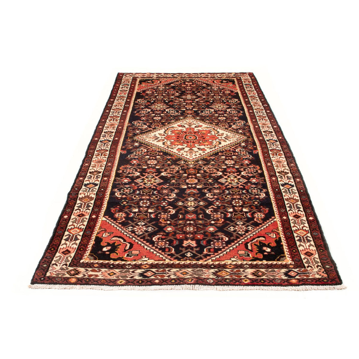 Tapis de couloir Tapis persan - Nomadic - 307 x 122 cm - bleu foncé