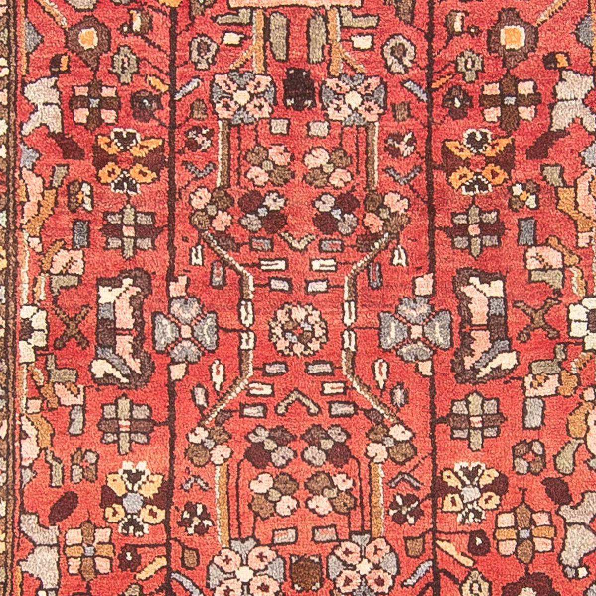 Tapis de couloir Tapis persan - Nomadic - 325 x 110 cm - rouge